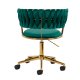 Swivel Salon Chair 4Rico QS-GW01G Velvet, Green