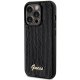 Guess iPhone 13 / 13 Pro vāciņš Sequin Script Metal, melns
