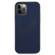 Guess iPhone 12 Pro Max Case Silicone Vintage Script, Blue