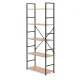 Деревянный стеллаж Modernhome LOFT, 5 полок