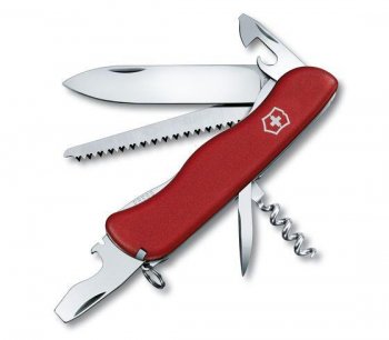 Victorinox FORESTER Multifunctional Pocket Tourism Picnic Knife, Red | Daudzfunkcionāls kabatas nazis