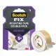 Двусторонняя монтажная лента для зеркал 3M Scotch-FIX, 19 мм x 1.5 м, белая