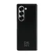 Чехол DKNY Plain Leather Metal Stack Logo MagSafe для Samsung Galaxy Z Fold 6, черный