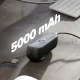 SBS Hybrid ārējais akumulators 5000mAh ar PD 20W un iebūvētu kabeli, melns