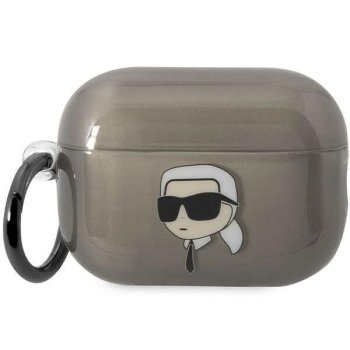 Чехол Karl Lagerfeld для AirPods Pro 2 Ikonik Karl Черный