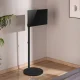 Maclean MC-970B mobilais grīdas statīvs monitoram vai TV 17-35\", melns