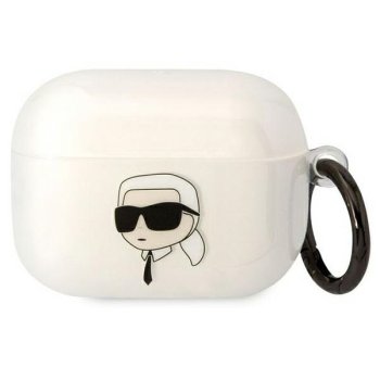 Karl Lagerfeld Чехол для AirPods Pro Karl`s Head Прозрачный