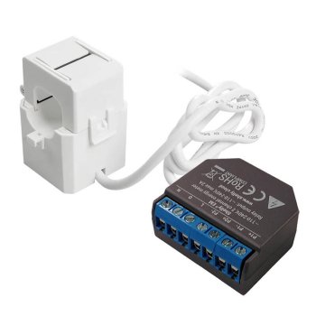 Komplekts Shelly EM + 50A transformators (enerģijas mērīšana) | Set transformer (energy measurement)