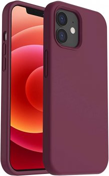 Apple iPhone 13 mini 5.4'' Silicone Color Case Cover, Red | Silikona Vāciņš Maciņš Apvalks Bampers