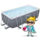 Bestway 56722 Frame Pool 412x201x122 cm