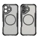 Vāciņš iPhone 16 Plus Leading Series MagSafe, TPU, melns