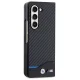 Чехол BMW Leather Carbon для Samsung Galaxy Z Fold 5, черный