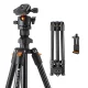 K&F Concept K234A0 statīvs ar BH-28L lodveida galvu un tālruņa turētāju