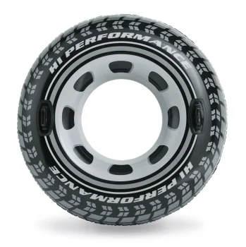 Intex Inflatable Swim Ring with Handles Monster Truck Tire, 114 cm