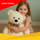 Kruzzel 26099 Lielais plīša lācis 100 cm, krēmkrāsas