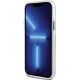 Чехол Guess для iPhone 12 / 12 Pro Metal Outline MagSafe, серебристый