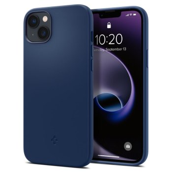 Spigen Silicone Fit Mag vāciņš iPhone 14 Plus Zils