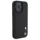 Чехол BMW для iPhone 16 Pro Max Smooth Rubber Logo, черный