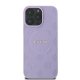 Guess iPhone 16 Pro Max vāciņš Saffiano Peony Classic Logo MagSafe, purpura