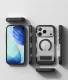 Чехол Ringke UX Magnetic для iPhone 18 Pro / 17 Pro с MagSafe и подставкой, прозрачный
