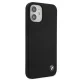 BMW iPhone 12 mini vāciņš Silicone Signature, melns