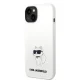 Чехол Karl Lagerfeld Silicone Choupette для iPhone 14 Plus / 15 Plus - Белый