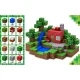 Ricokids RK-785 magnētiskie klucīši, 108 gab., 2 × 2 cm
