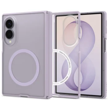Чехол Spigen AirSkin Zero MagFit для Samsung Galaxy Z Fold 8, светло-фиолетовый матовый