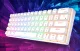 Mehāniskā tastatūra Royal Kludge RK61 RGB, brūns slēdzis (balta) | Mechanical keyboard brown switch