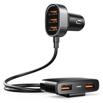 Автомобильное зарядное устройство Joyroom JR-CL03 5x USB с удлинителем...