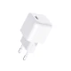 Сетевое зарядное устройство 3mk Hyper Charger PD GaN 25W с кабелем USB-C, белое
