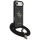 Чехол Guess 4G Big Logo Cord Strap Crossbody для iPhone 17 Air, черный