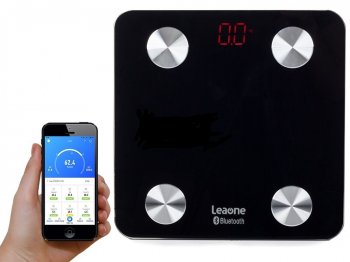Istabas Ķermeņa Gudrie Svari ar Bluetooth funkciju un LCD Displeju | LCD Display Bathroom Body Fat Composition Scale