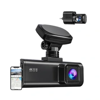 REDTIGER F7N Pro 4K + 1080p video reģistrators ar Wi-Fi 6 un GPS