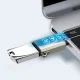 Адаптер Joyroom S-H151 USB-C (штекер) - USB-A (гнездо) с OTG, Серебристый