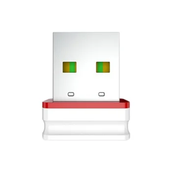 Bezvadu Wi-Fi USB adapteris 150Mbps 2.4GHz Plug and Play, balts