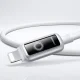 Joyroom S-A55 StarFlight USB-C - Lightning kabelis 30W 1.2m, balts