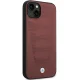 BMW Leather Seats Pattern Case for iPhone 14, Burgundy