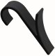 2 Pcs Bathroom Radiator Hook Tower Hanger, Black
