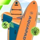 SUP-борд AquaPaddle Explorer Orange с сиденьем, 335x84x15 см