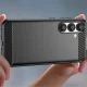 Чехол для Samsung Galaxy M06 5G Carbon Case, гибкий TPU, черный