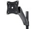 Maclean MC-681 Monitor and Keyboard Mount for Sit-Stand Work, Black