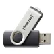 USB-флешка Intenso Basic Line 16 ГБ USB 2.0, серебристая с черным