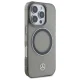 Mercedes iPhone 16 Pro Case Silver Ring MagSafe, Black