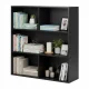 Стеллаж напольный ModernHome 3 яруса, 80x24x87 см, черный