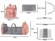 Многофункциональный рюкзак с кроваткой и USB, розовый