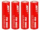 Аккумулятор 18650 Li-Ion 3800mAh 4.2V, 1 шт., красный