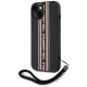 Чехол Karl Lagerfeld Saffiano Athleisure Stripes Cord для iPhone 15, Красный