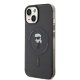 Karl Lagerfeld iPhone 15 Case IML Ikonik MagSafe, Black