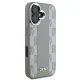 DKNY iPhone 16 vāciņš Leather Checkered Mono Pattern MagSafe, bēšs
